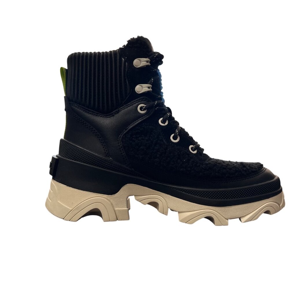 Sorel Women's Brex Cozy Lace Bootie Sneaker Black Size 5.5 - Picture 5 of 7